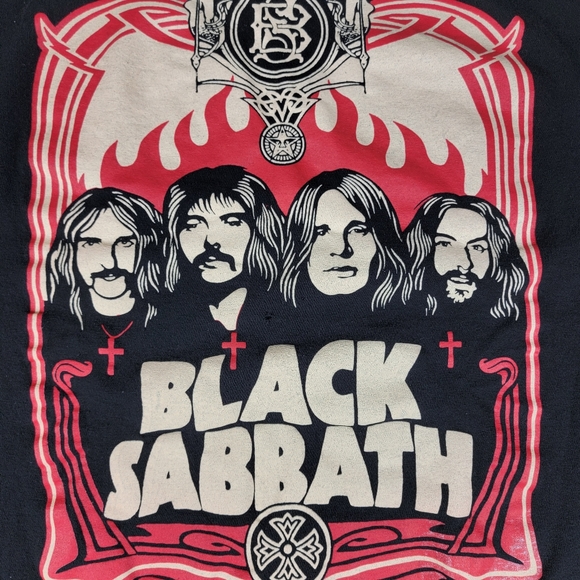 Delta Other - Black Sabbath Black Graphic T-shirt XXL